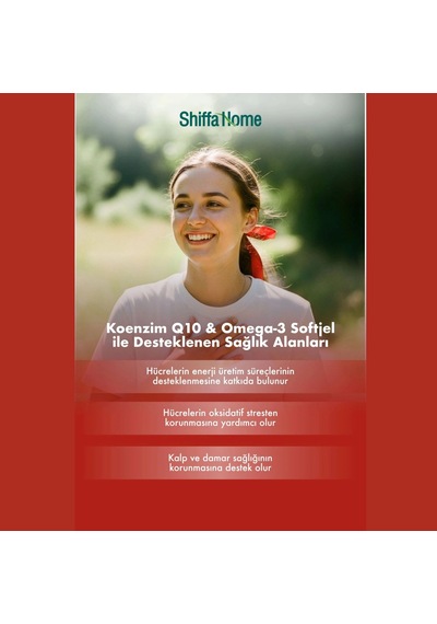 Shiffa Home Koenzim Q10 & Balık Yağı 1340 Mg 30 Softjel