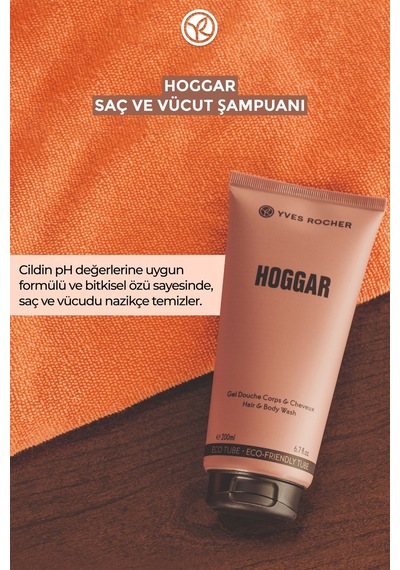 Yves Rocher Saç Ve Vücut Şampuanı-hoggar- Erkek-200ml
