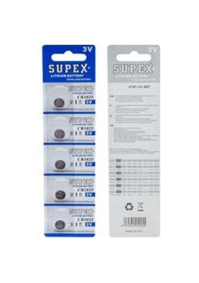 Supex Cr1616 3v Lityum 5 Li Paket Pil
