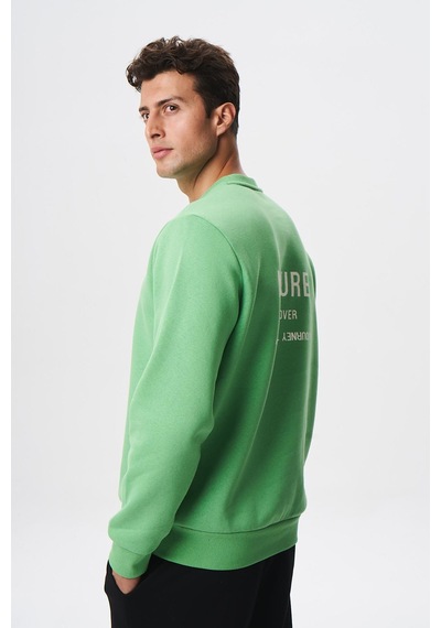 AR-MA Arma Baskılı Yazılı Regular Fit Şardonlu Erkek Bisiklet Yaka Sweatshirt K28124602901 Yeşil AR-MA Arma Baskılı Yazılı Regular Fit Şardonlu Erkek Bisiklet Yaka Sweatshirt K28124602901 Yeşil