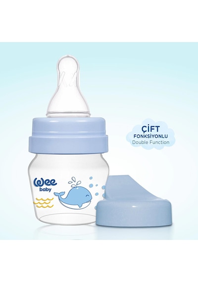 778 Wee Baby Mini Pp Alıştırma Bardağı Seti Mavi 30ml 5 Adet Çok Renkli