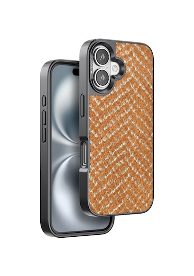Venco Apple İphone 16 Viper Kapak - Kahverengi Çok Renkli