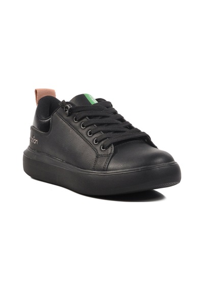 United Colors of Benetton Siyah Memory Foam Kadın Spor Ayakkabı Bnı-11166 G