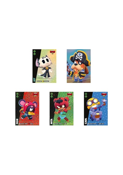 Brawl Stars Koleksiyon Kartı - 3 Paket 18 Kart