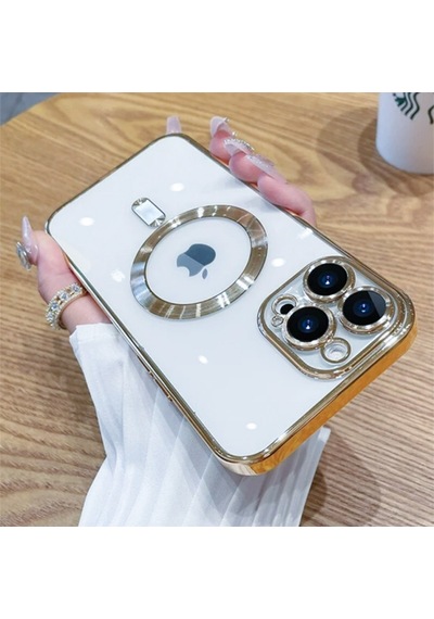 Ally Apple Uyumlu iPhone 14 Pro Max 6.7Inç Renkli Kenar Lazer Çerçeveli Magsa 565440120