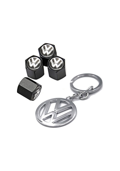 Volkswagen Beetle Metal Sibop Kapağı 4 Adet Ve Krom Anahtarlık