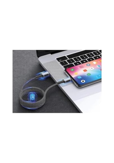 Tr 30w Mıknatıslı Usb-c Lightning Data Ve Şarj Kablosu Ip-30 Diğer