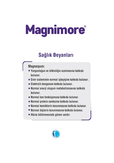 Magnimore Magnezyum Bisglisinat 60 Bitkisel Kapsül 120 Mg
