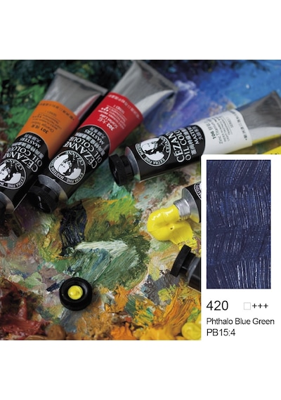 Bigpoint Cezanne Extra Fine Yağlı Boya 45 Ml Phthalo Blue Green 420 6'lı Kutu