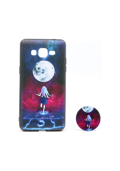 Nettech Samsung Galaxy G531 Grand Prime Uyumlu Desenli Popsocket