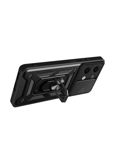Poco X6 Kılıf Pars Lens Yüzüklü Silikon - Kırmızı Bzsxx00 1