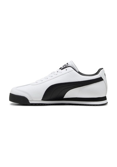 Puma Roma Beyaz Hakiki Deri Erkek Sneaker Beyaz - Siyah