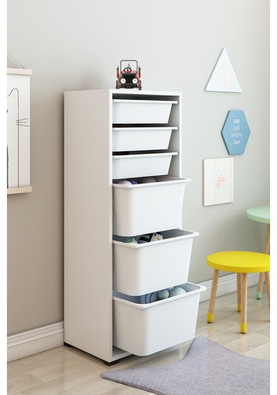 Kids 6 Sepetli Oyuncak Dolabı Oyuncak Box Oyuncak Saklama Kutusu Beyaz-beyaz Düz Kids 6 Sepetli Oyuncak Dolabı Oyuncak Box Oyuncak Saklama Kutusu Beyaz-beyaz Düz