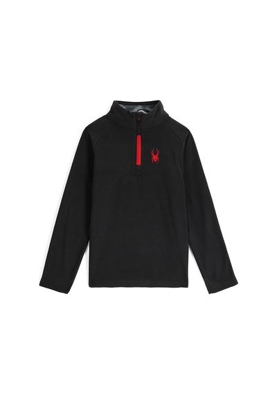 Spyder Spyder Youth Speed 12 Zip Erkek Çocuk Siyah Fleece 10011