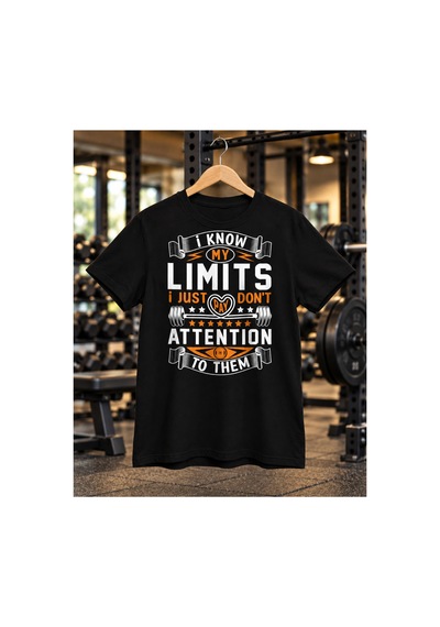 Segungear Limits Erkek Regular Fit Baskılı Spor Tişört Diğer