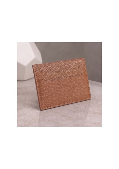 Nahitatyana Hakiki Deri Unisex Kartlık %100 Gerçek Deri Taba Renk Taba - 923596328 Taba