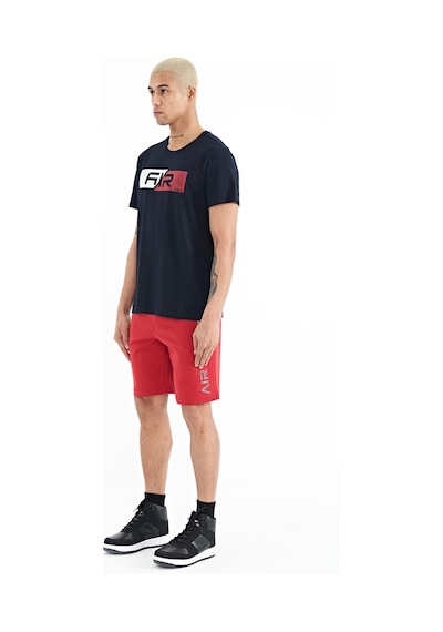 Air Jones Tommy Life Alva Kırmızı Baskılı Erkek Şort - 81245 Kırmızı