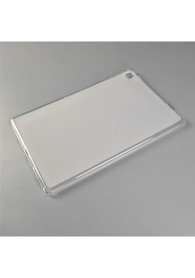 Galaxy Tab A7 10.4 T500 2020 Kılıf Uyumlu Zore Tablet Süper Silikon Kapak-renksiz Tablet Kılıfı