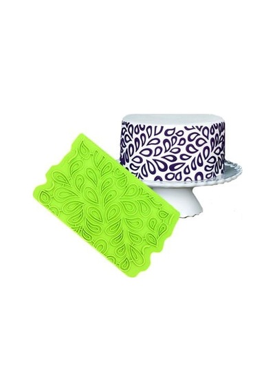 Silikon Yaprak Desenli Transfer Kalıbı - 18x11 Cm Diğer