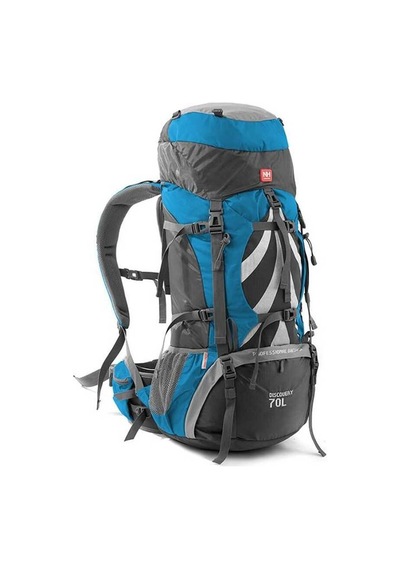 Naturehike Kampçı Dağcı Sırt Çantası 70lt Mavi Çok Renkli