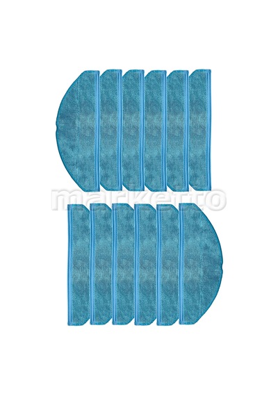 12 Adet Philips Uyumlu Homerun 7000 Serisi Mop Bezi Aqua Xu7000 / Xu7100