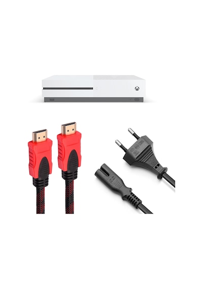 Xbox One S Güç Kablosu Ve Örgülü Hdmi Kablo Set Xbox Aksesuar