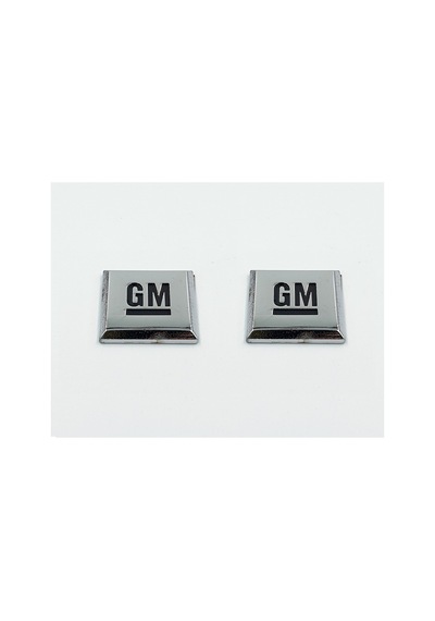 Etiketçilere Özel Gm Metal Arma 1 Takım 2 Adet