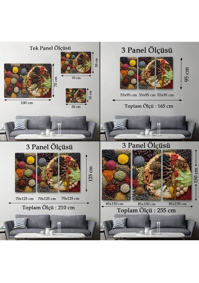 Es10 Renkli Kurbağa Dekoratif Kanvas Tablo 1136 (95 x 165)