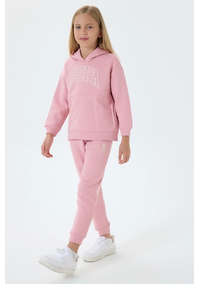 U.S. Polo Assn. Kız Çocuk Pembe Eşofman Takımı 5274-30121 Pembe