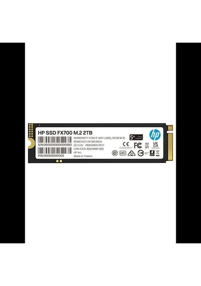 Hp 8u2n5aa, Fx700, 2tb, 7200/6200, Gen4, Nvme Pcıe M.2, 3d Nand, Ssd