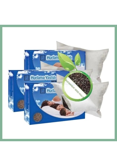 Bşkvirgo Süper Bonie Gürültüsüz Uyku Yastığı 3 Adet Karabuğday Yastığı 50x70cm Bsk2026 Çok Renkli