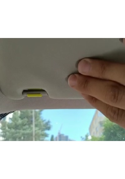 Alfa Romeo 156 Güneşlik Tutucu Klips - 3d