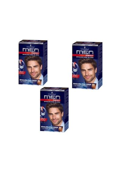Men Boya Schwarzkopf Perfect 60 Numara 3 Adet