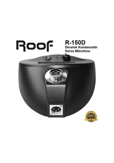 Roof R-150d Dinamik Kondansatör Kürsü Mikrofonu