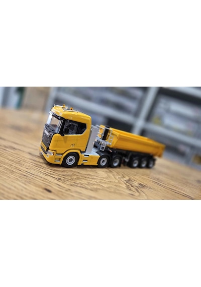 1/50 - Scania R530 6x2 + 3 Aks Damper Dorse Sarı
