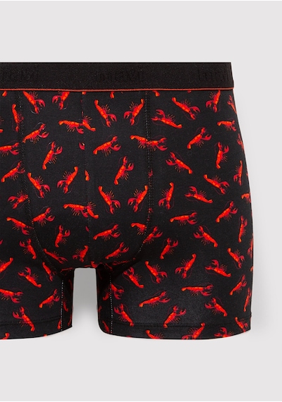 Mavi - Baskılı Siyah Boxer 0911307-900 Siyah