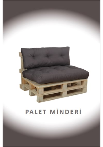Dış Ve Iç Mekan Yer&palet Minderi Minder Seti Takımı 2 Li Gri Dış Ve Iç Mekan Yer&palet Minderi Minder Seti Takımı 2 Li Gri