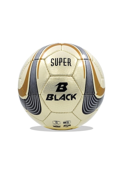 Black Süper Futbol Topu Std Altın - Siyah