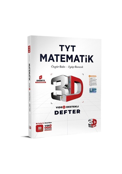 2023 TYT 3D MATEMATİK VİDEO DESTEKLİ DEFTER