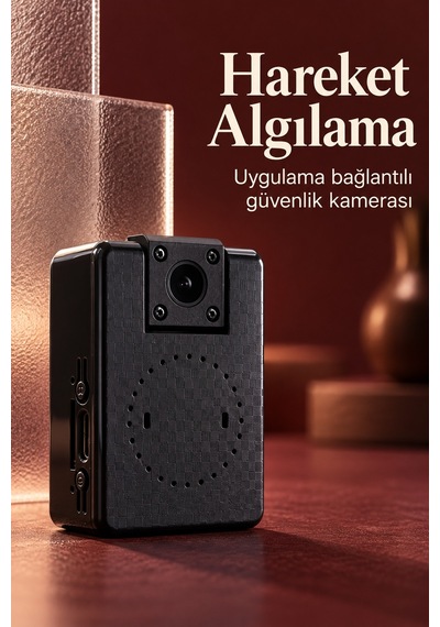 Wifi Mini Güvenlik Kamerası Gece Görüşlü Ve Uzaktan İzlemeli - Lisinya Belirtilmemiş