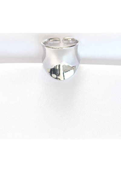 Ezoconcept Silver Renk Ayarlanabilir Kavisli Ayna Yüzük Çok Renkli
