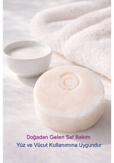 Eşek Sütlü El Yapımı Doğal Oval Sabun - 100 Gr Eşek Sütü