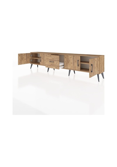 Arges Tv Ünitesi 2 Raflı Tek Çekmeceli 4 Kapaklı 220x30x51 Çam-çam Atlas Çam/atlas Çam - Atlas Çam Arges Tv Ünitesi 2 Raflı Tek Çekmeceli 4 Kapaklı 220x30x51 Çam-çam Atlas Çam/atlas Çam - Atlas Çam