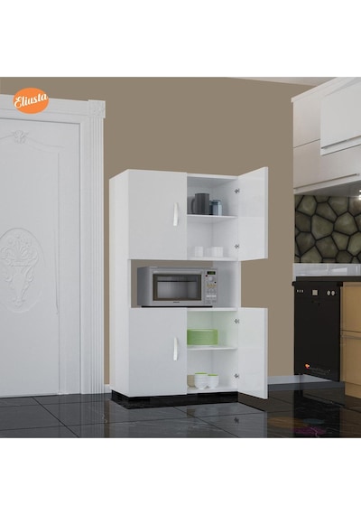 Mutfak Dolabı Minifırın Mikrodalga Dolabı 4 Kapaklı Çok Amaçlı Banyo Dolabı Ofis Dolabı Beyaz Mutfak Dolabı Minifırın Mikrodalga Dolabı 4 Kapaklı Çok Amaçlı Banyo Dolabı Ofis Dolabı Beyaz