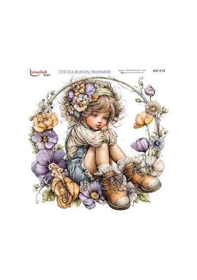 Ütü İle Rub On Transfer Kağıdı 30x30cm Rb-875