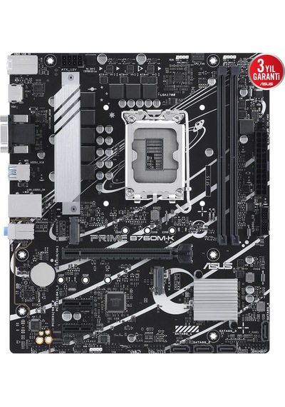 Asus Prıme B760m-k D5 Ddr5 8000mhz Oc Rgb M.2 Matx 1700p