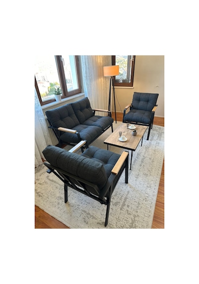 Gülizar,model, Balkon, Bahçe, Cafe, Metal Koltuk Takımı, Bahçe Takımı , Çay Seti, 2+1+1+masa