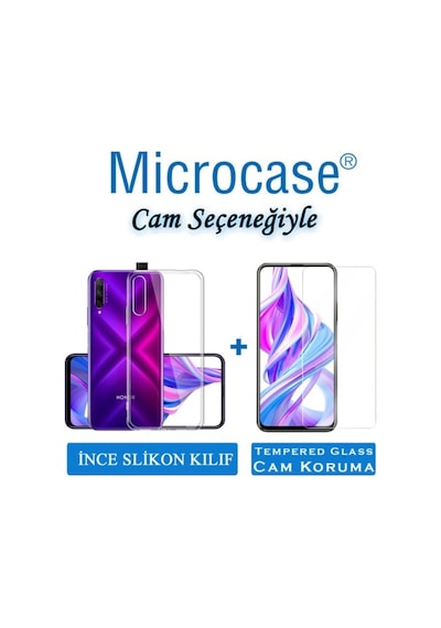 Huawei P Smart Pro 2019 Ince 0.2 Mm Soft Silikon Kilif + Cam(Seç) 434444258
