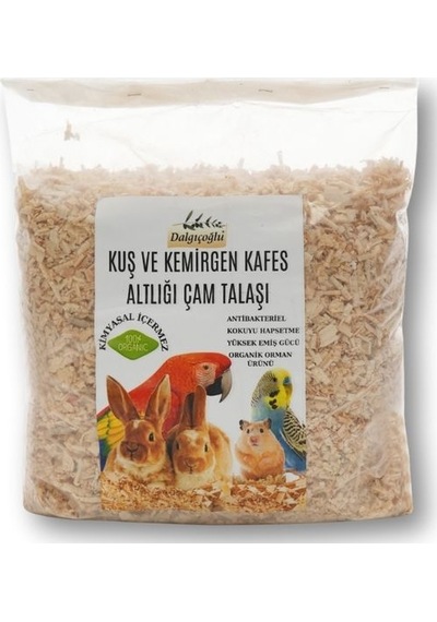 Kuş ve Kemirgen Kafes Altlığı Çam Talaşı 400 Gr (4 L) – %100 Doğal