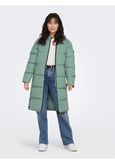 Only Onlamanda Long Puffer Coat Cc Otw Kadın Mavi Kaban - 15233425